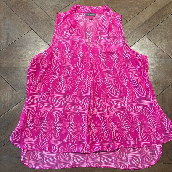 Vince Camuto Tops - Vince Camuto Pink Sleeveless Women's Top Size PL